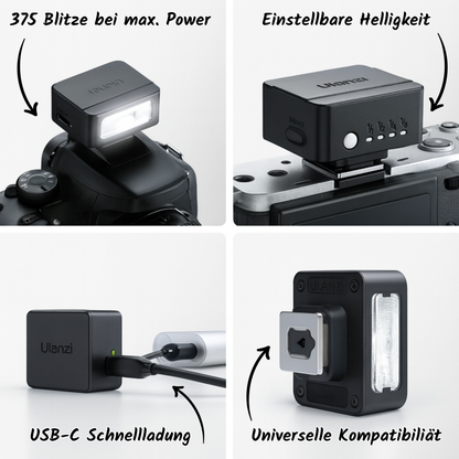 Pocket Flash⁺ - Kompakter Aufsteckblitz